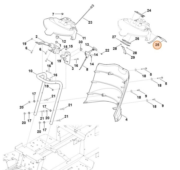 Панель кнопок управления (61704306501)