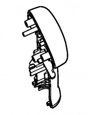 Подкладка половинки ручки – внутренняя сторона (41347910810)