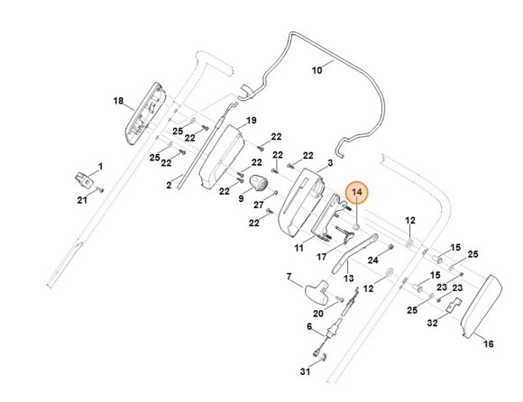 Втулка підшипника STIHL 62907633010