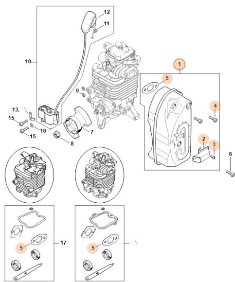 Глушитель выхлопа (42821400603)