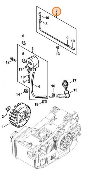 Провід короткого замикання STIHL 11294401100