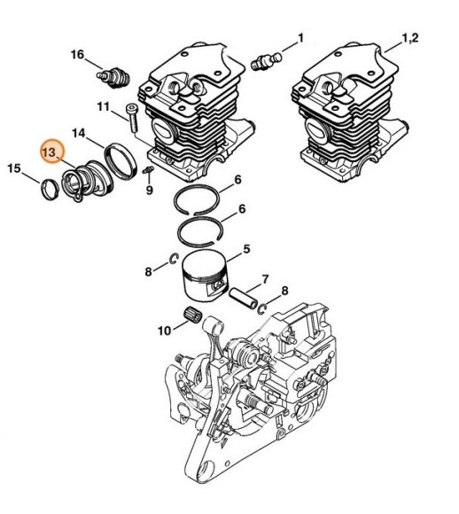 Коліно STIHL 11331412202
