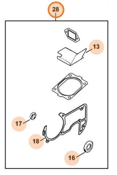 Набір ущільнень STIHL 11220071053