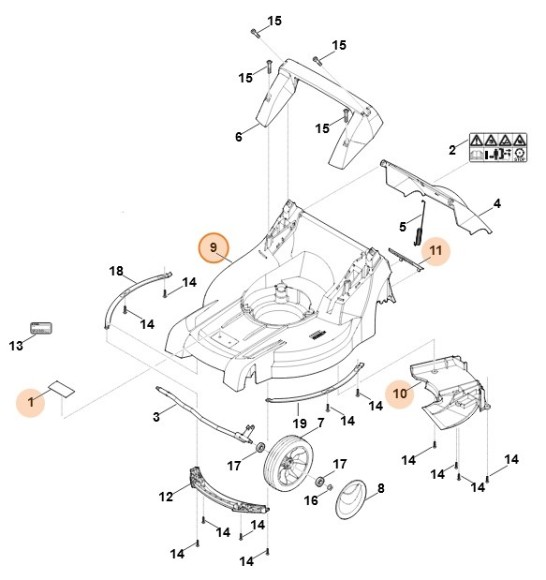 Корпус STIHL 63587008590