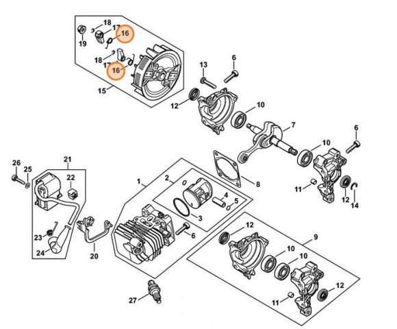 Пружина рычага (00009981100)