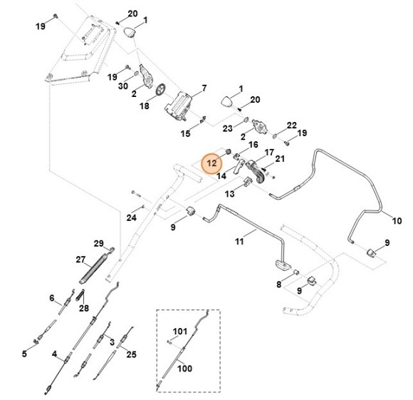 Втулка підшипника STIHL 63751623700