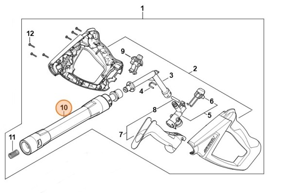 Душевая труба (49305001101)