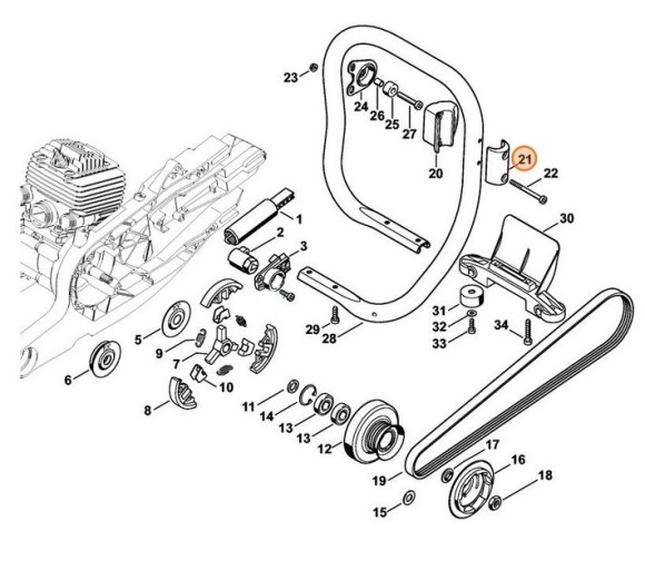 Накладка зажимная (42247910900)