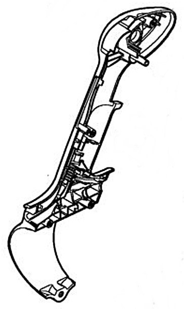Подкладка половинки ручки – внутренняя сторона (42447910800)