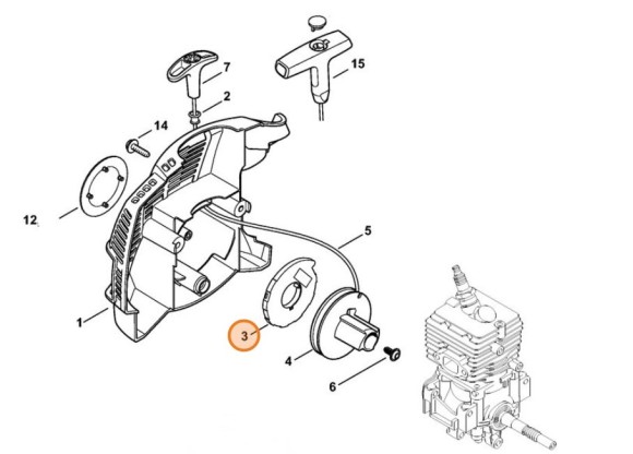 Возвратная пружина (41801900600)