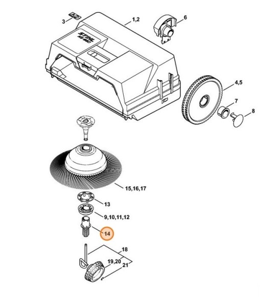 Зубчата муфта STIHL 48607323403