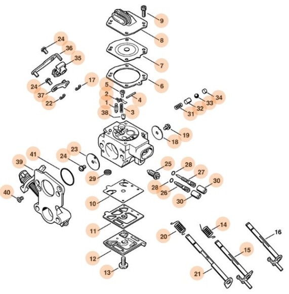 Карбюратор HD-41C (11381200600)