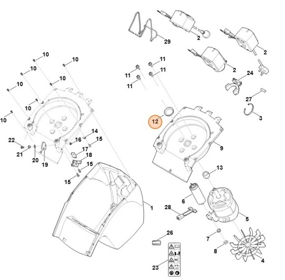 Ущільнююче кільце STIHL 00009925502 Ущільнююче кільце STIHL 00009925502