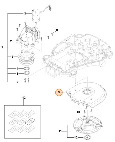 Кожух деки STIHL IA017011002