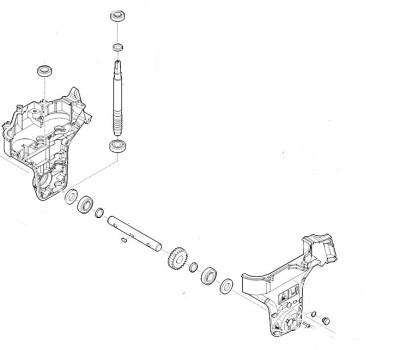 Кожух передачі в зборі STIHL 62416400591