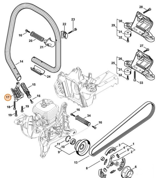 Накладка зажимная (42387910910)