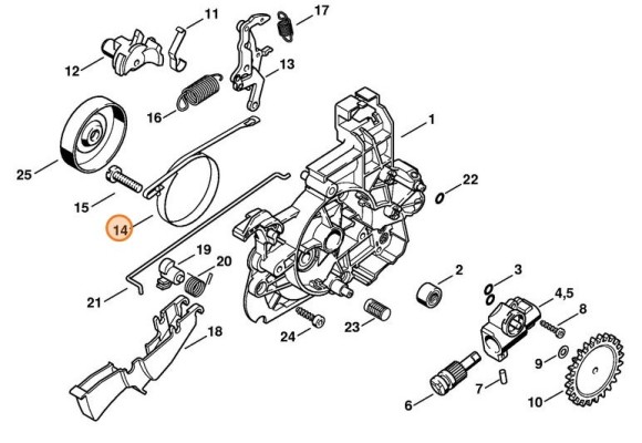 Гальмівна стрічка STIHL 12081605405