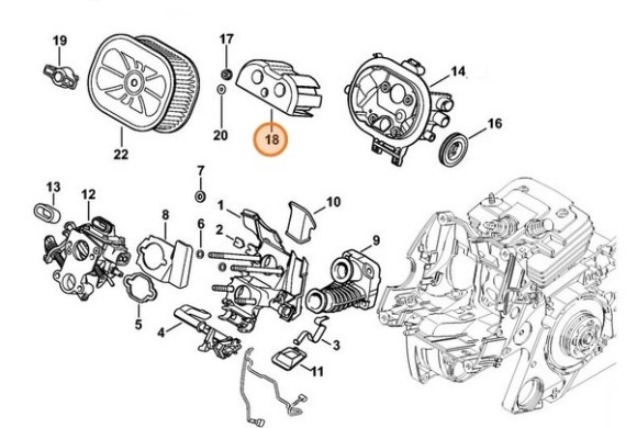 Ударозахисний ковпак STIHL 11381204102