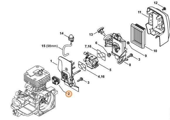 Ущільнююче кільце STIHL 41341293001