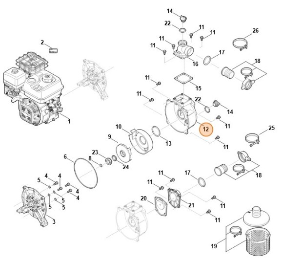 Корпус STIHL VB037011000