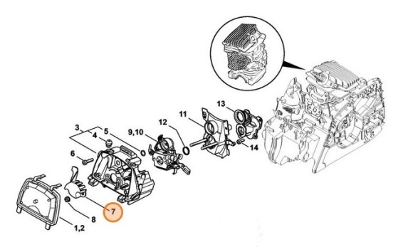 Ударнозахисний ковпак STIHL 11391216900