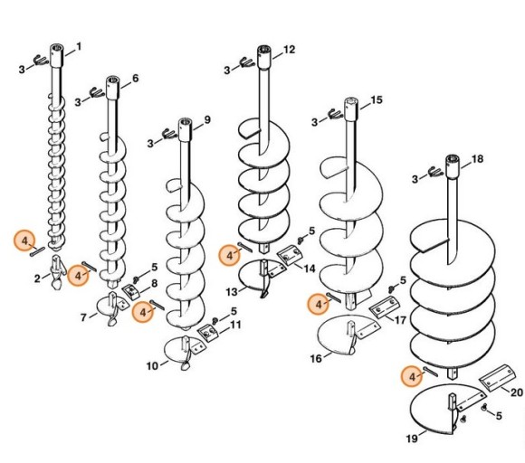 Шплинт 4,5х40 (93950212360)