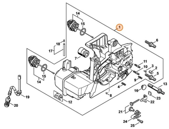 Картер двигуна STIHL 11270203006