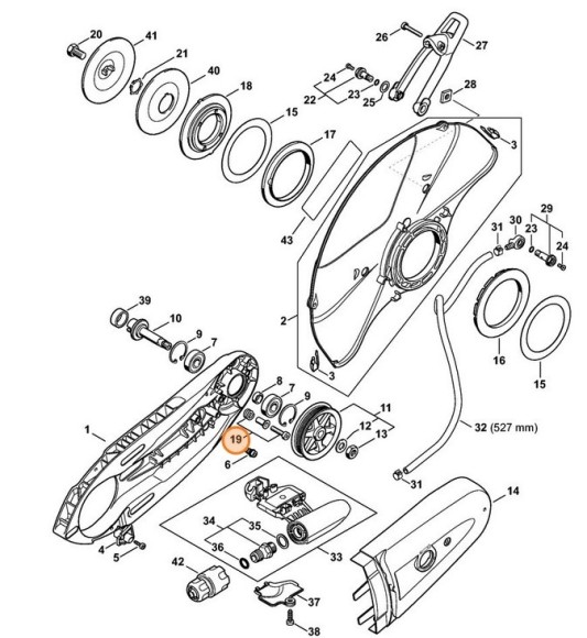 Натяжний гвинт STIHL 42387109500