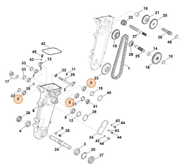 Шарикопідшипник STIHL 62506405103
