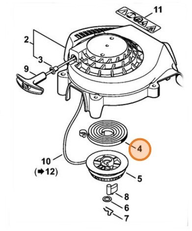 Возвратная пружина (42281900600)