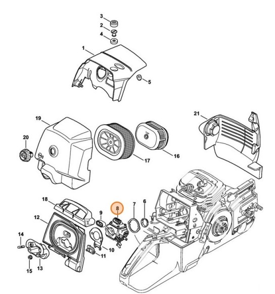 Карбюратор HD-50A (11281200629)