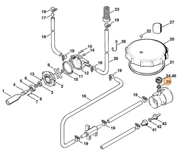 Ущільнююче кільце STIHL 42037092001