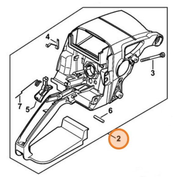 Корпус ручки (11277901001)