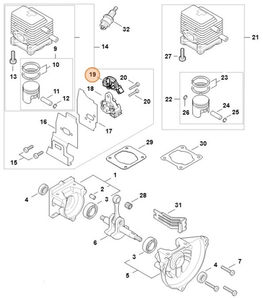 Зажимний елемент STIHL 41371827600