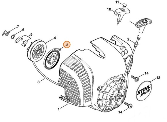 Возвратная пружина (42371900600)