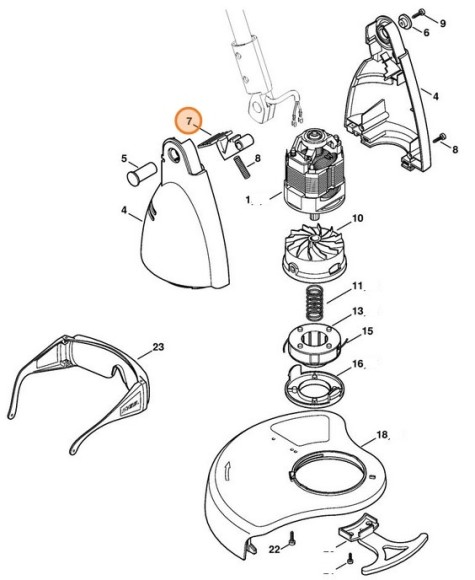 Важіль STIHL 64217113800