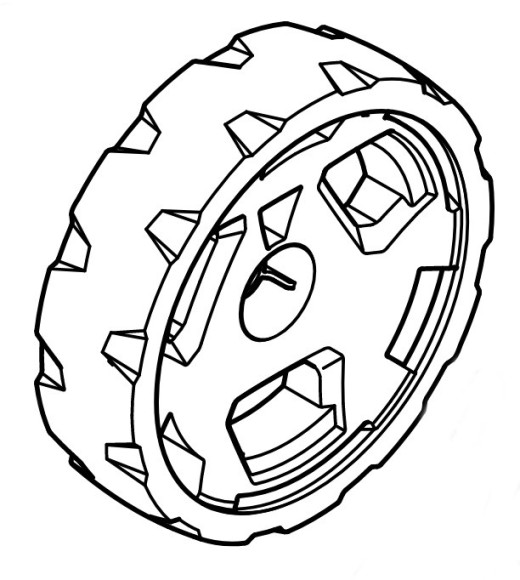 Колесо STIHL 49507913602