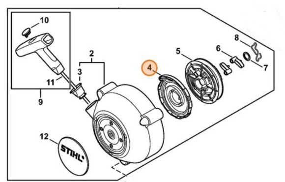 Возвратная пружина (42821900600)