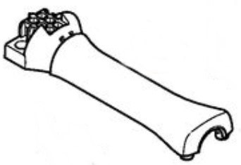 Зажимная накладка – верхняя сторона (41447910902)