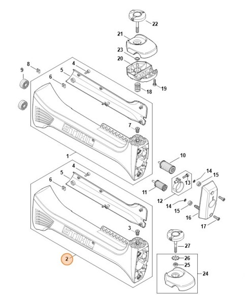 Антивібраційний корпус STIHL 41477900903